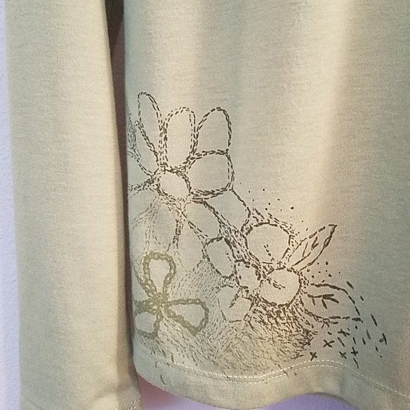 The North Face Green Long Sleeve Pullover Top M - Picture 4 of 4